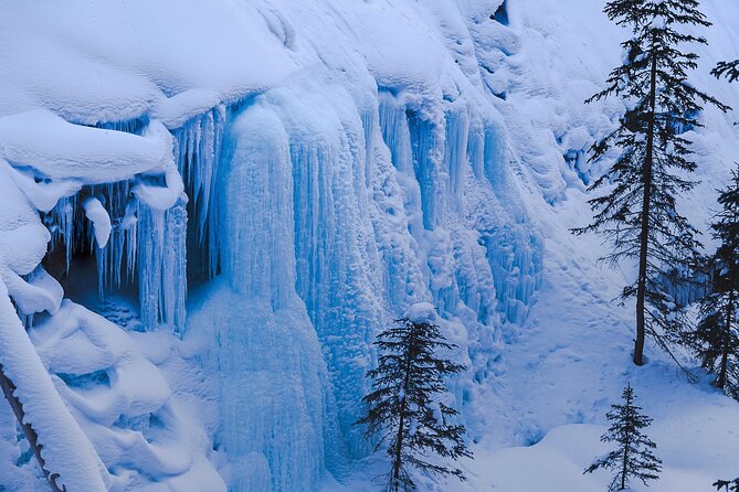 Johnston Canyon Frozen Waterfalls - Small Group Tour - Transportation, group size, and the morning schedule