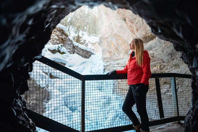 Johnston Canyon Icewalk - Walking the Lower Falls Route