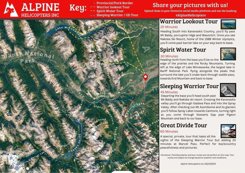 Kananaskis: 45 Minute "Sleeping Warrior" Helicopter Tour - What $406 per person really buys you