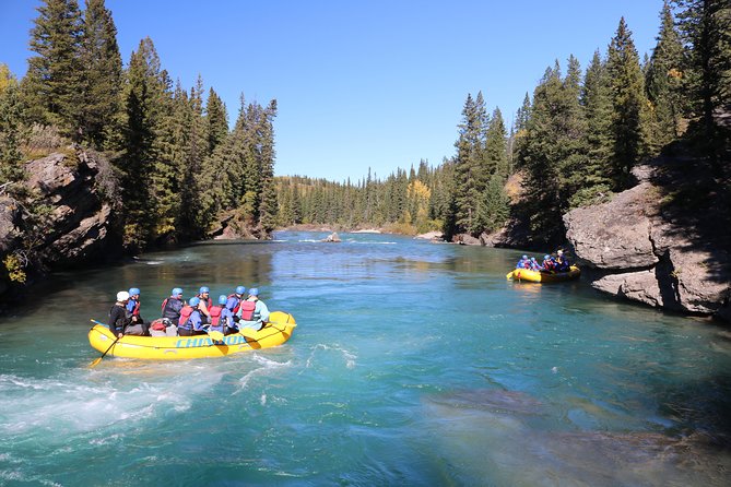 Kananaskis River Rafting Adventure - The cold-water swim and snacks at the finish