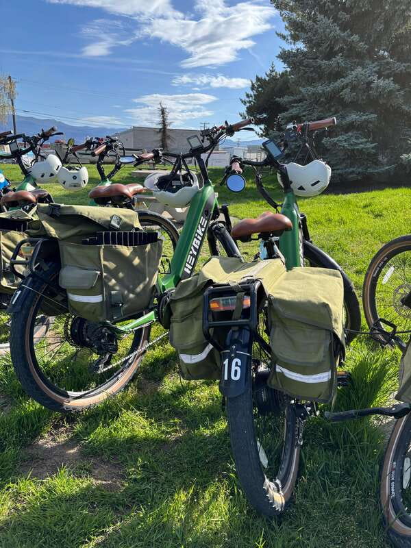 Kelowna: E-Bike Ride and Axe Throwing Adventure - Who will get the most from this outing