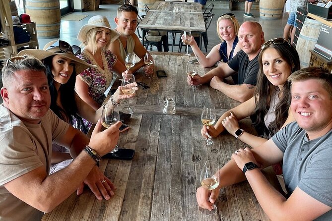 Kelowna Mystery Full Day Guided Wine Tour With 5 Wineries - Frind Estate Winery: A Relaxed Beachfront Change of Mood