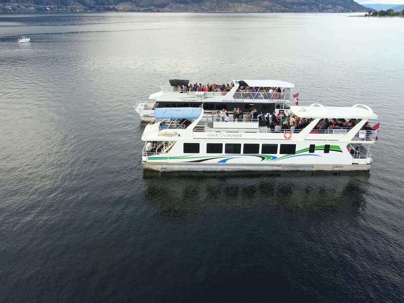 Kelowna: Okanagan Lake Afternoon Cruise - Under the WR Bennett Bridge