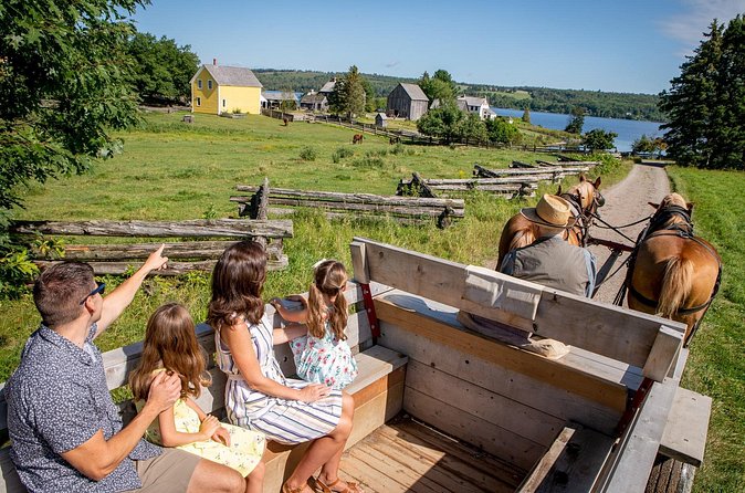 Kings Landing Admission Ticket - The horse-and-wagon ride is more than a bonus