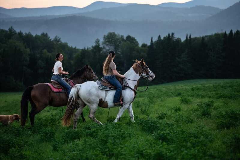 La Bleuetière: A charming introduction to horseback riding - What the scenery feels like from horseback