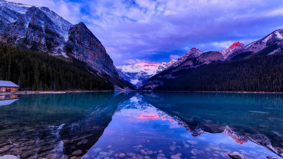 Lake Louise & Emerald/Moraine Lake Half Day Tour from Banff - The road through Banff country