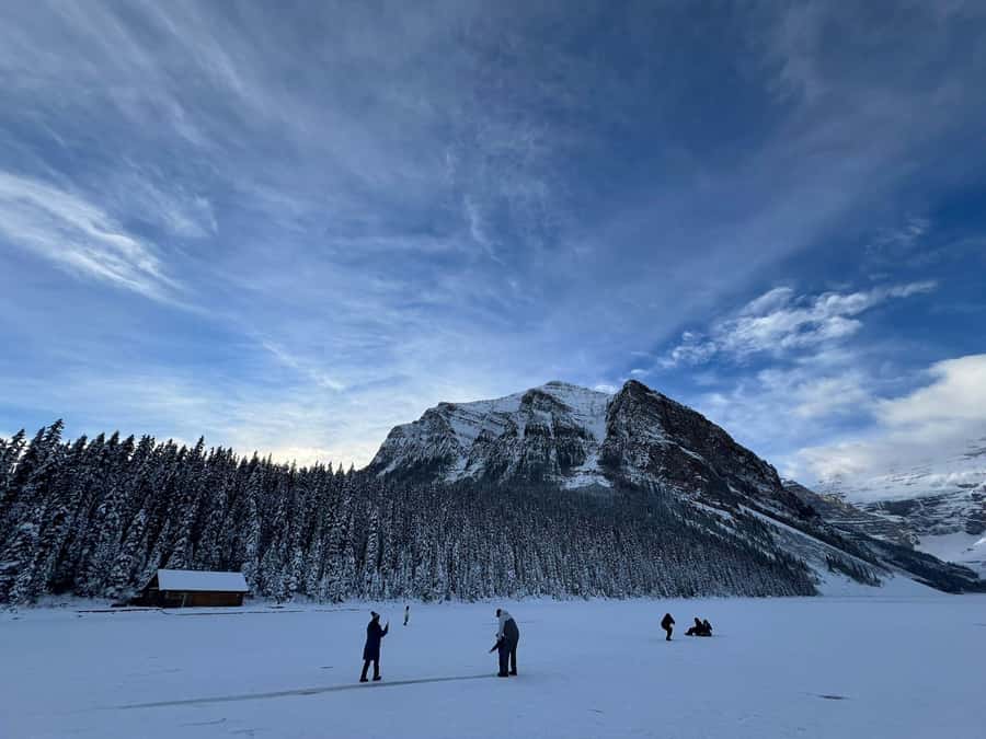 Lake Louise & Emerald/Moraine Lake Half Day Tour from Banff - The winter change: Emerald Lake and Natural Bridge