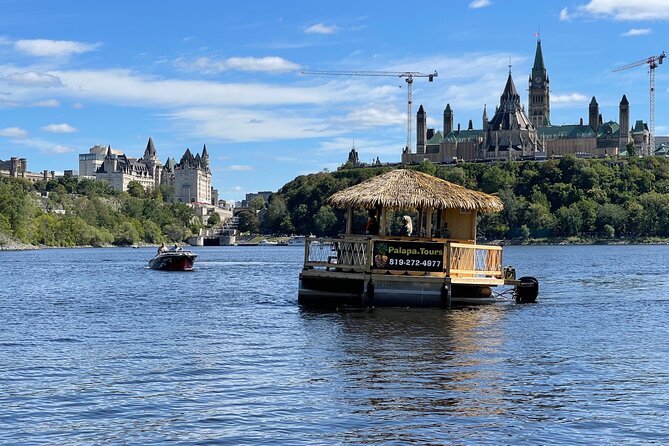 Lilo Floating Tiki Bar on the Ottawa River - Wind, Water, and Route Changes