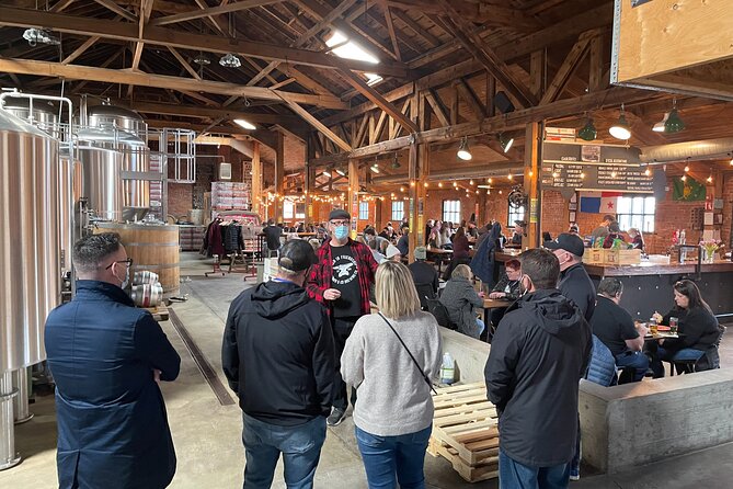 Locol Brewery Tours in Ontario - Flux Brewing Co. starts with plenty of choice