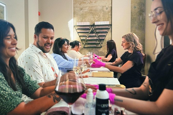 Manicure, Pedicure and Wine Tasting Experience - Value: paying for an outing, not just two nail treatments