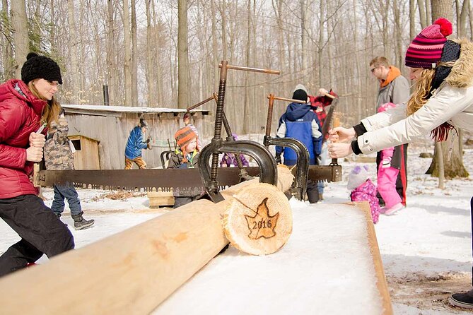 Maple Syrup Tour on the Sugar Bush Trek - Walking through the Native and Pioneer Camps
