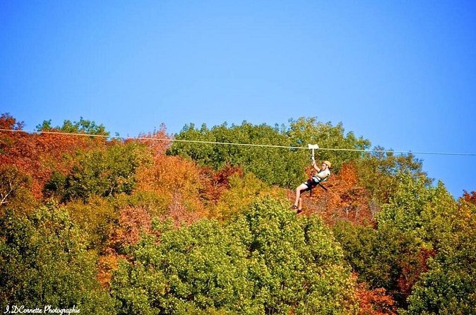 Mont-Catherine Ziplines - The 1,800-Foot Run Toward Cap Beauséjour