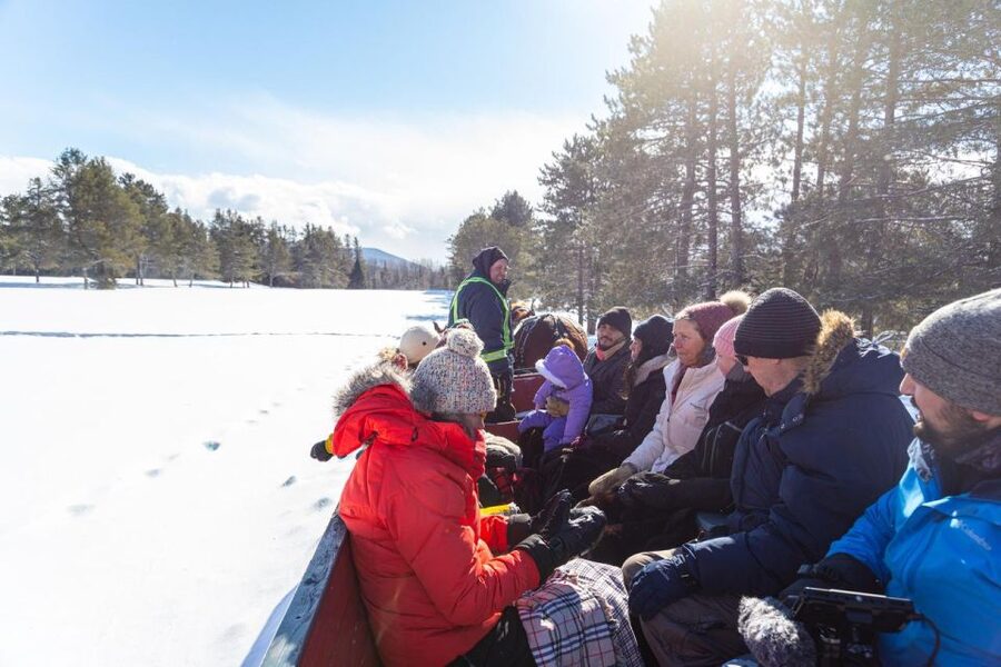 Mont-Tremblant: Sleigh Ride w/ Storytelling & Hot Chocolate - Hot Chocolate by the Fire