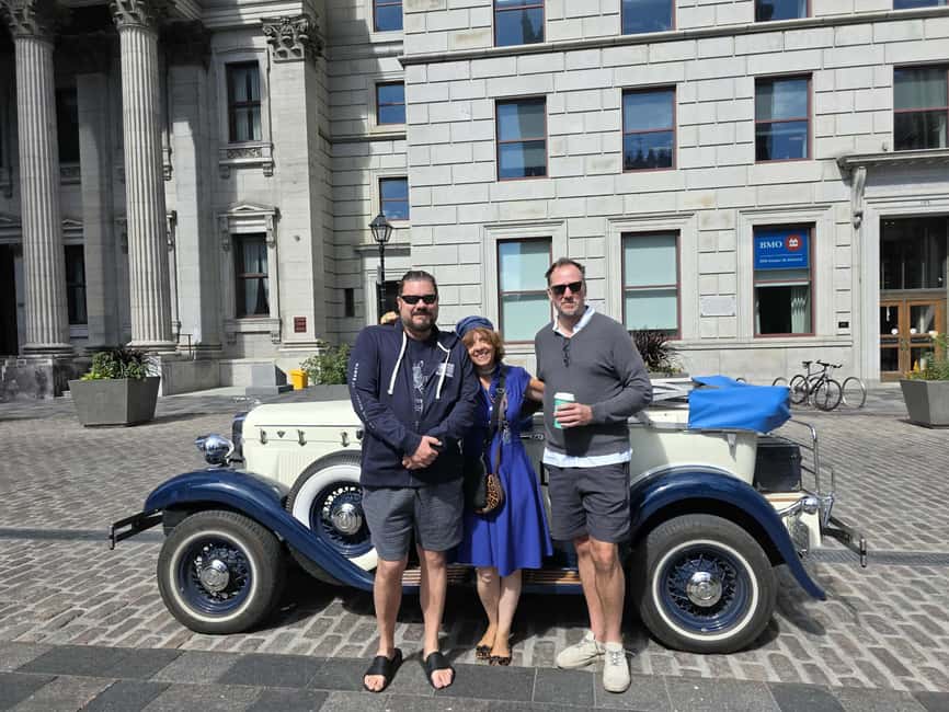 Montreal: An unforgettable guided tour in a vintage 1930s convertible car - Who Will Enjoy This Ride Most?