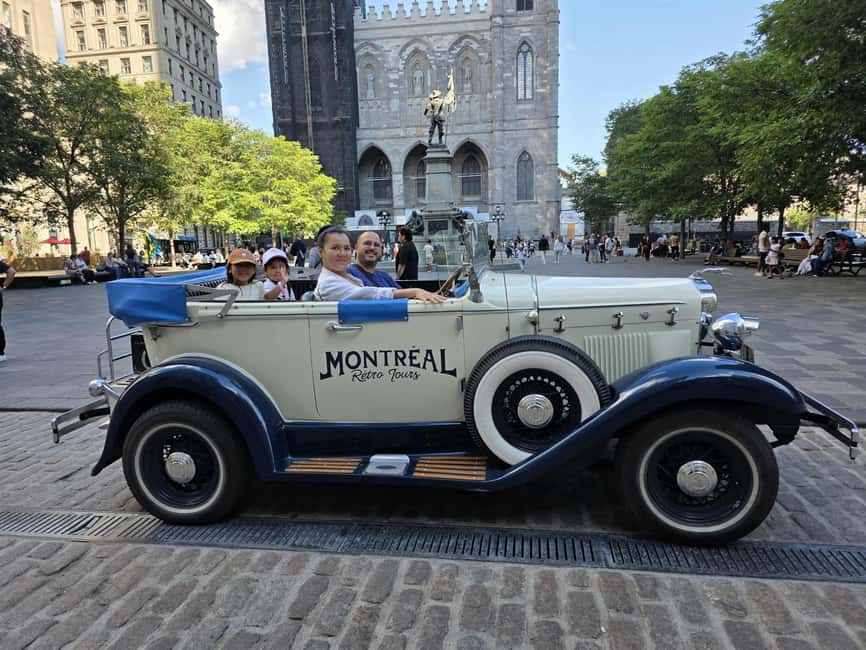 Montreal: An unforgettable guided tour in a vintage 1930s convertible car - The Car, the Music, and the Mood