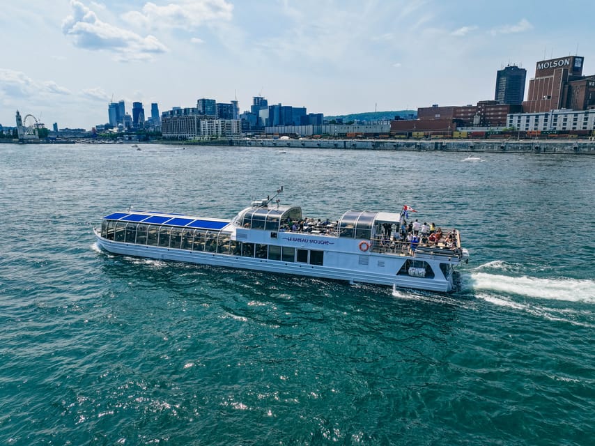 Montreal: Bateau-Mouche Cruise with A La Carte Dinner Option - Dinner without a fixed menu