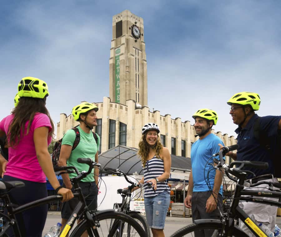 Montreal: City Architecture Guided Bike Tour - Starting beside the Old Port