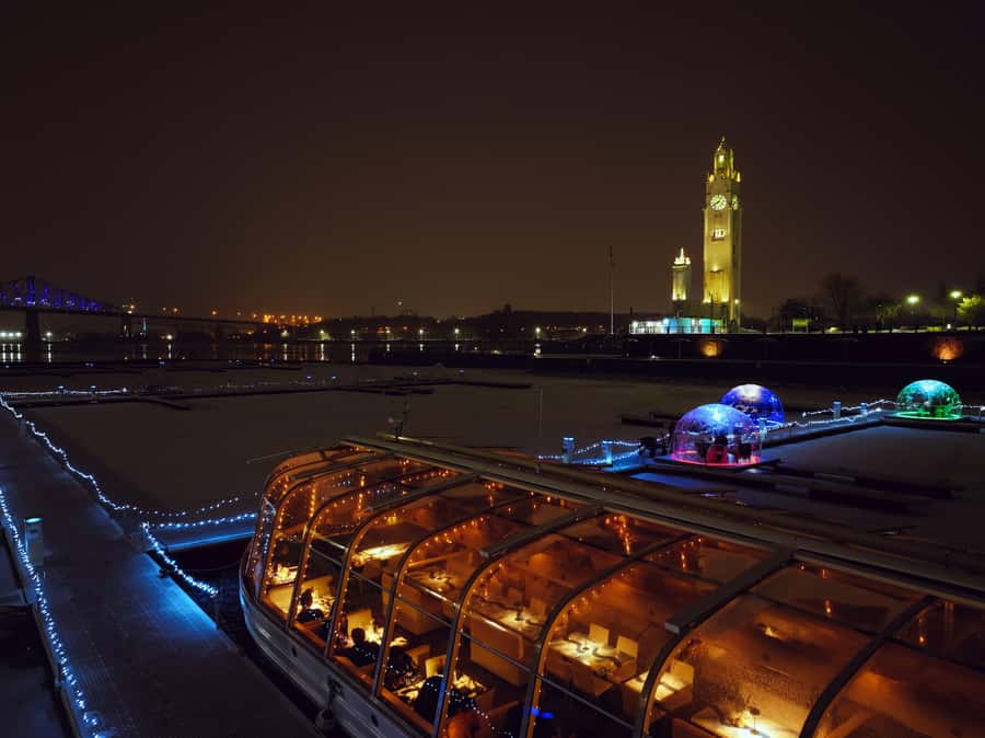 Montreal: Dome Dinning in Old Port of Montreal - Who will enjoy this most