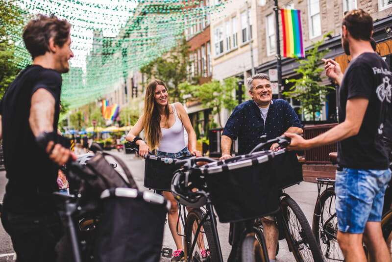 Montreal: Downtown and Old Montreal Highlights Bike Tour - Place des Festivals and Montreal’s creative side
