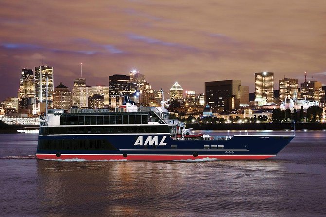 Montreal Gourmet Dinner Cruise with DJ & Dancing - The Cavalier Maxim and its glass dining rooms