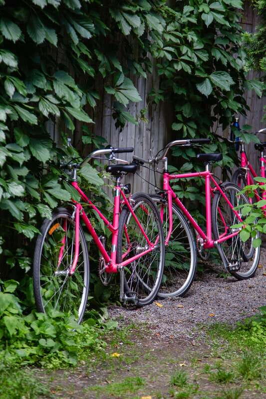 Montreal: Non Touristy Pink Bike Tour - Bikes fitted to your height