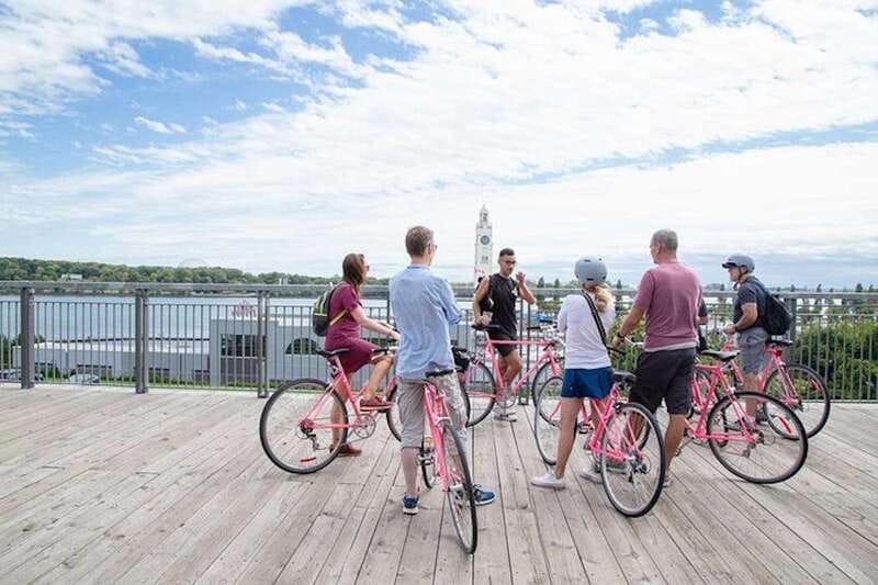 Montreal: Non Touristy Pink Bike Tour - What the lunch adds to the day