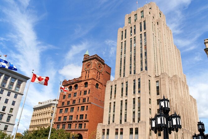 Montreal Prohibition Mystery: Self-Guided Walking Adventure - St. James United Church and the middle of the walk