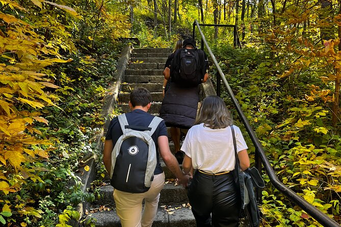 Montreal's Mount Royal Tour - The Cross and a lesser-known time capsule