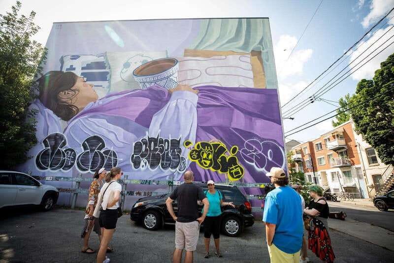 Montreal: The Original Locally Owned Street Art Walking Tour - Learning to look beyond the large murals