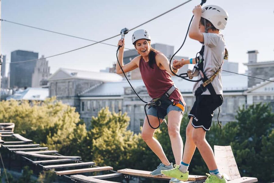 Montreal: Voiles En Voiles Aerial Park Admission Ticket - Who Will Enjoy It Most?