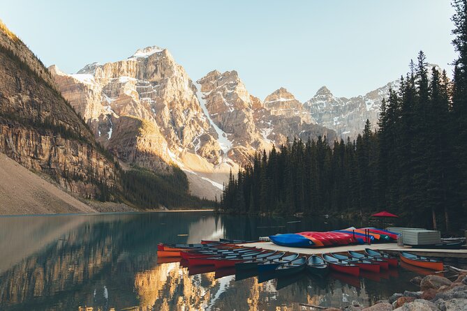 Moraine Lake, Lake Louise Afternoon Tour Half day From Banff - The Valley of the Ten Peaks viewpoint