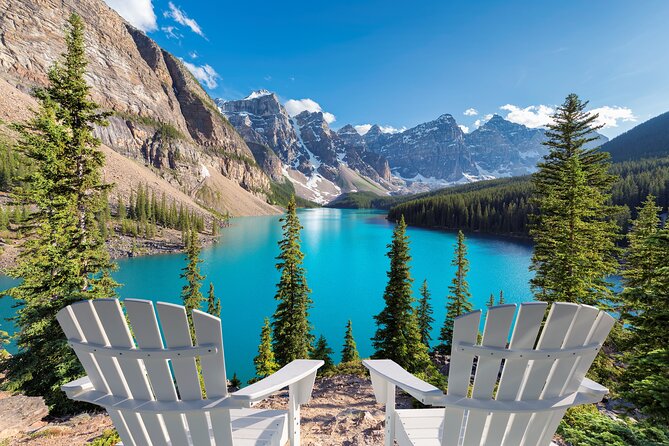 Moraine Lake, Lake Louise Johnston Canyon Banff National Park - Guides make or break the day