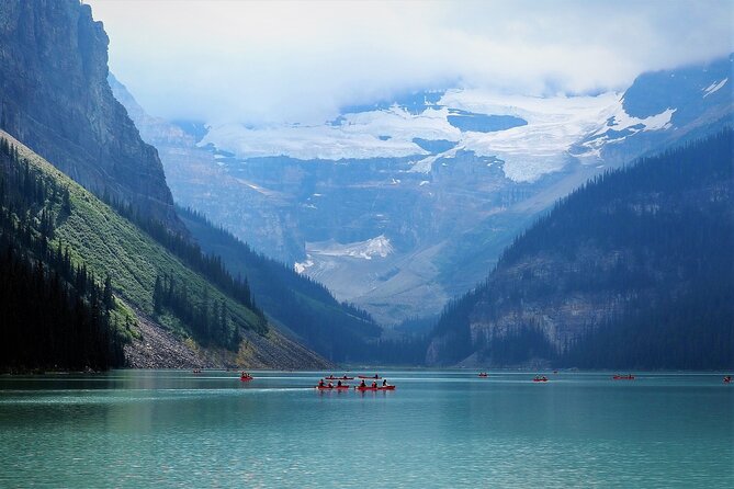 Moraine Lake, Lake Louise Johnston Canyon Banff National Park - Pickup points and timing from Calgary, Canmore, and Banff