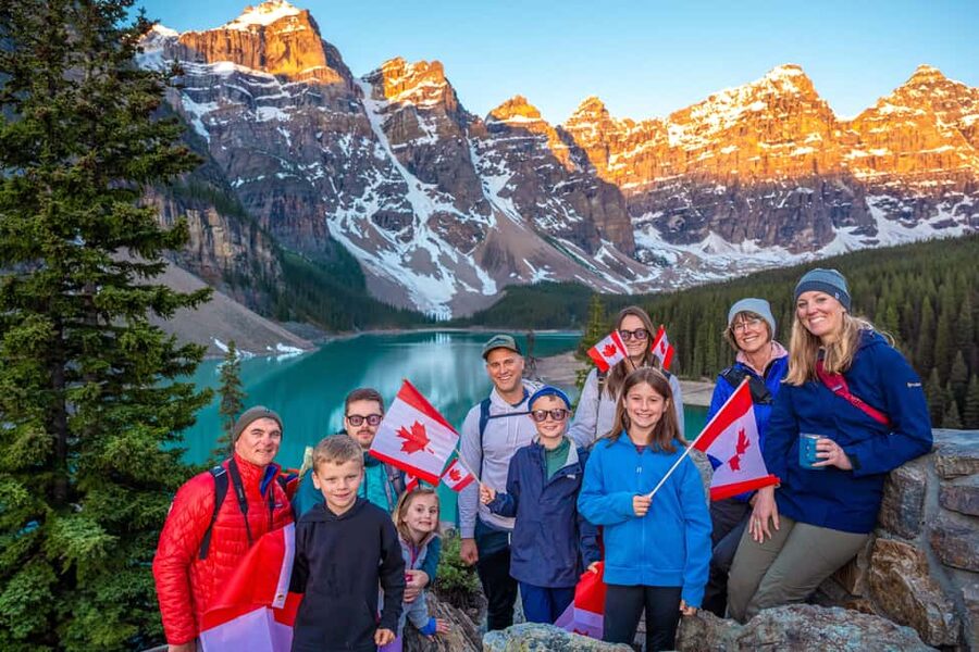 Moraine Lake Sunrise: Premium Tour from Canmore & Banff - Watching the Ten Peaks catch the first light