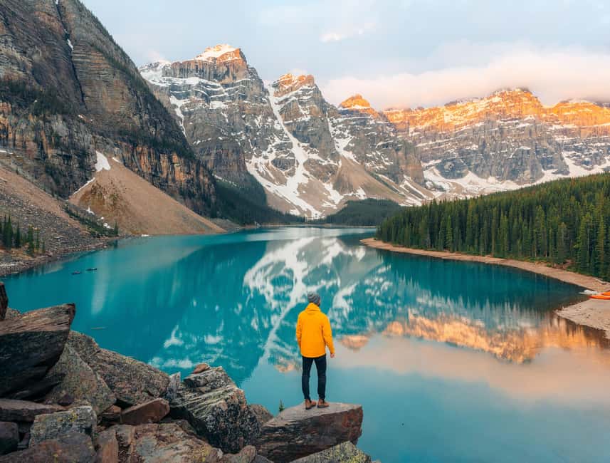 Moraine Lake Sunrise: Premium Tour from Canmore & Banff - Two hours to walk, photograph, or slow down