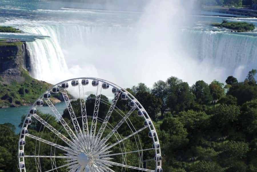 Niagara Adventure Theater & SkyWheel Combo - At the Niagara Adventure Theater first