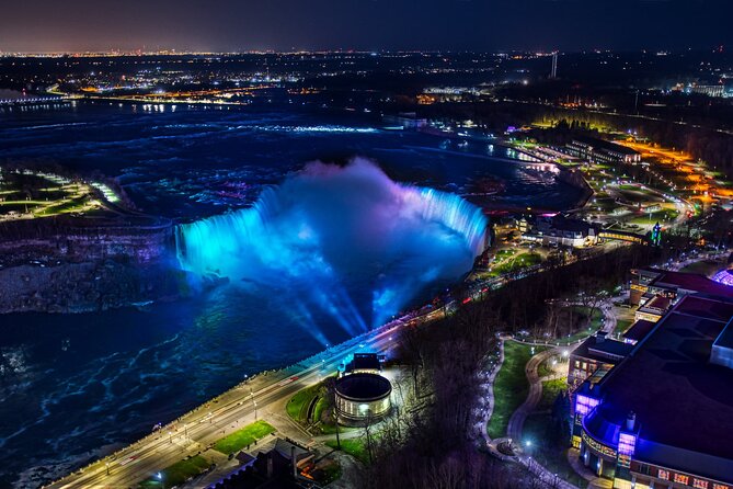 Niagara at Night Small Group Tour with Power Station Light Show - Niagara Parkway, Dufferin Islands, and the night drive