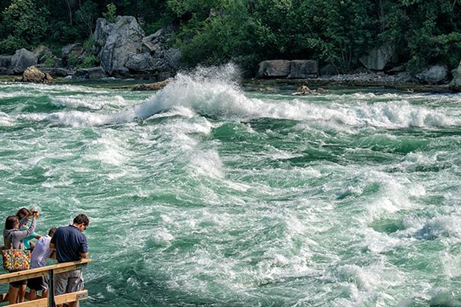 Niagara Falls Canada 3-Hour Tour w/Boat & Behind the Falls - The Whirlpool Rapids from a calmer lookout