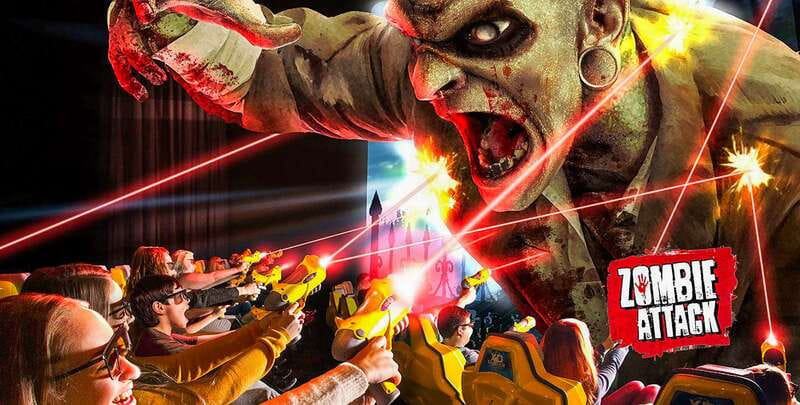 Niagara Falls, Canada: Clifton Hill 6 Attraction Fun Pass - Zombie Attack is the most intense ride