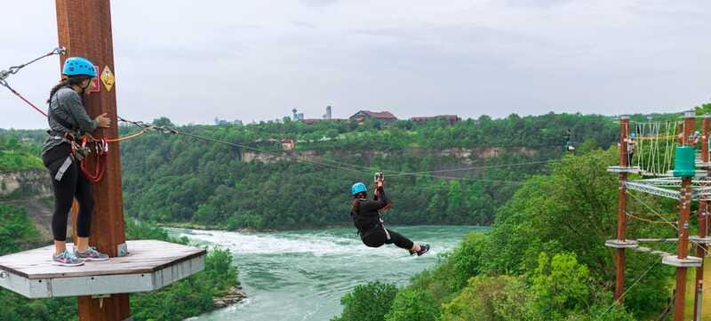 Niagara Falls, Canada: Whirlpool Adventure Ropes Course - What the obstacles feel like