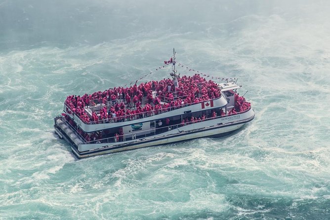 Niagara Falls Day Tour from Toronto with Journey, Skylon, & Boat - Niagara City Cruises: the wettest hour of the day