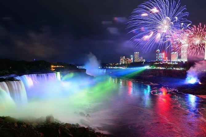 Niagara Falls Evening Tour with Boat, Journey, Dinner & Fireworks - Leaving Toronto in a small group