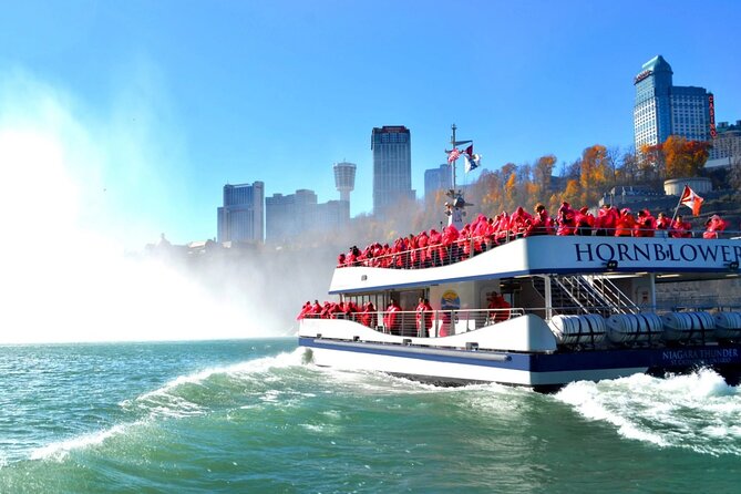 Niagara Falls Guided Vehicle Tour Canada: Boat, Skylon & Journey - Journey Behind the Falls puts you close to the water