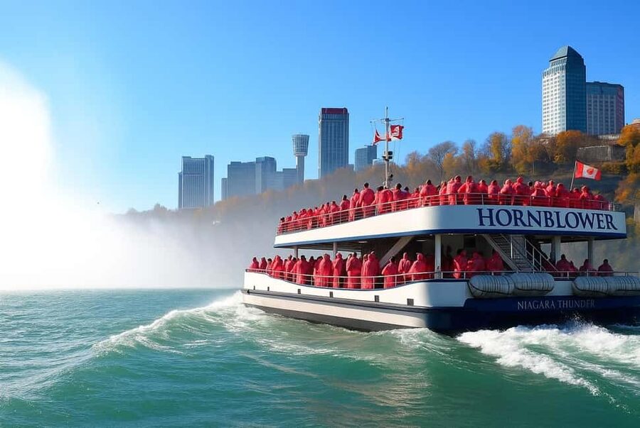 Niagara Falls, ON: Guided Tour with Boat, Skylon & Journey - Skylon Tower puts Niagara into perspective