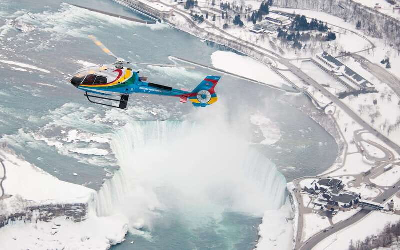 Niagara Falls: Private Half-Day Tour with Boat & Helicopter - Hornblower puts you close to the spray