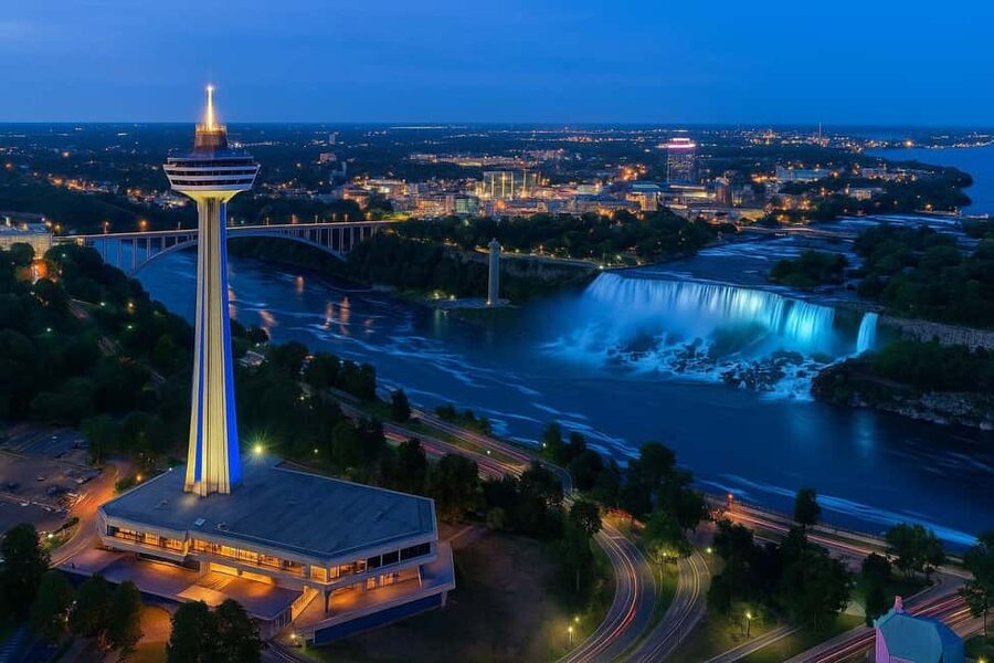 Niagara Falls: Skylon Tower, Fireworks & Walking Tour Canada - Walking beside the Canadian and American Falls