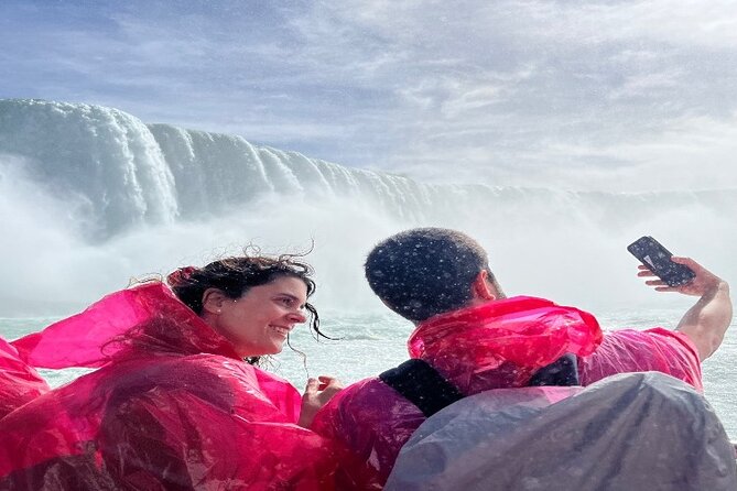 Niagara Falls Tour: Boat Cruise, Journey Behind Falls and Skylon - The walk down to Journey Behind the Falls