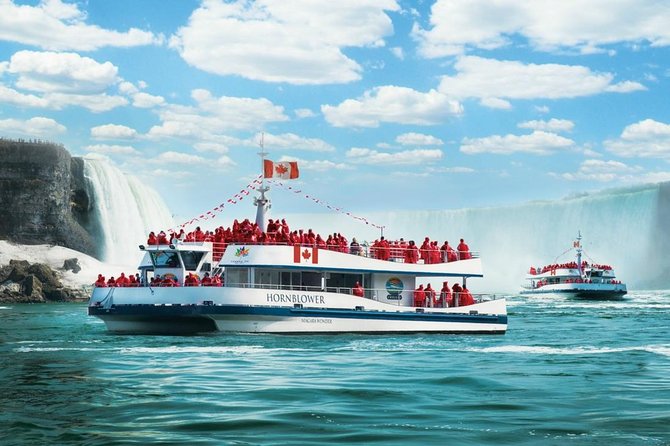 Niagara Falls Tour from Toronto with Boat, Journey Behind the Falls and Lunch - Table Rock puts you right at Horseshoe Falls