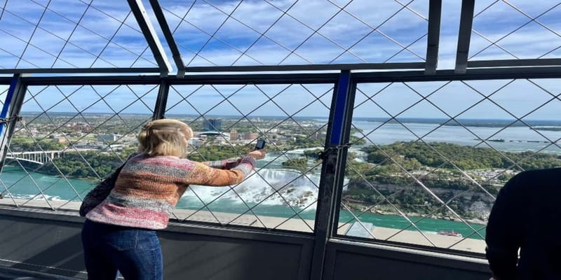 Niagara Falls Tour: Skylon, Journey Behind Falls & Boat Ride - Starting at Skylon Tower with a view from 520 feet