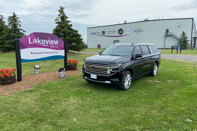Niagara-on-the-Lake Private Wine and Dinner Tour in Private SUV - Caroline Cellars and the opening tasting